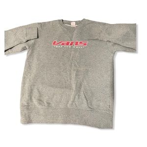 super cute vans gray crewneck!